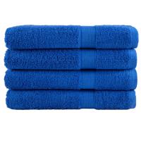 vidaXL Toallas premium 4 uds 100% algodón 100x200 cm 600 gsm Color Dorado,  Antracita,  Azul y mas - details 2