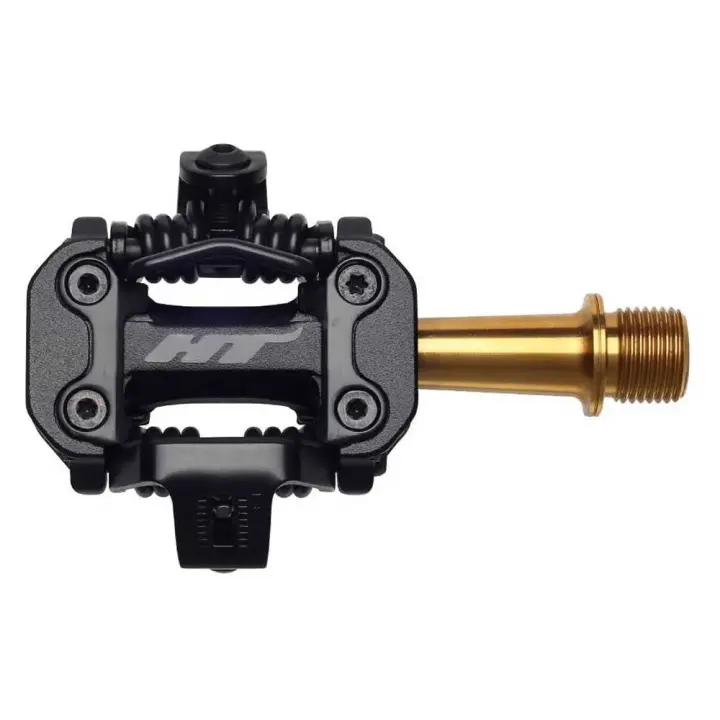 Componentes Pedales Ht Pedales M2 Titanium Dorado - 1