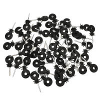 50Pcs Aisladores De Valla Eléctrica Duraderos Postes De Tornillo Multiusos Accesorios Para Jardín Aislador De Post Para Valla Eléctrica - details 1