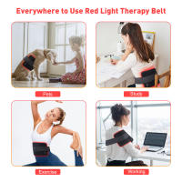 Terapia De Luz Roja 120LED 660nm/850nm Near-infrared Para Alivio Del Dolor Articular Y Tratamiento De La Inflamación Equipamiento De Masaje Cintura - details 3