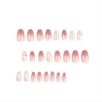 24Pcs Pegatinas De Uñas Con Rhinestone Mariposa Y Brillo Gradient Para Arte De Uñas Duraderas Adhesión Brillantes Y Elegantes - details 4