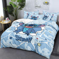 Cubierta De Edredón De Poliéster 100% Con Diseño De Stitch Dibujado En La Cama Para Dormitorio Sin Fundas Para Almohadas Ni Edredón Incluidos - details 4