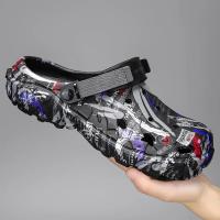 Sandalias De Hombre Talla Grande 47 Para Verano Clogs De Jardín Al Aire Libre Zapatos De Agua Con Agujeros Casual Comodidad Hogar Suaves - details 2