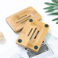 Porta Saboneta De Bambú Natural Madera Soporte Para Baño Almacenamiento Portátil Placa Caja Contenedor Decoración Del Hogar - details 39