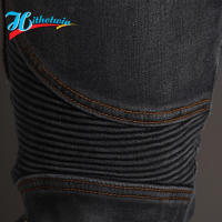 Pantalones De Motocicleta Para Hombres Con Protección De Rodilla Y Antigolpes Kevlar Aramid Fireproof Casual Motocross Azul - details 14