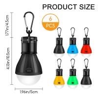 Interno de camping portáthil with Pilas, Luz LED para tiendas de campaña - Ideal para Exterior, Emergencias, senderismo, Pesca y acampada - details 0