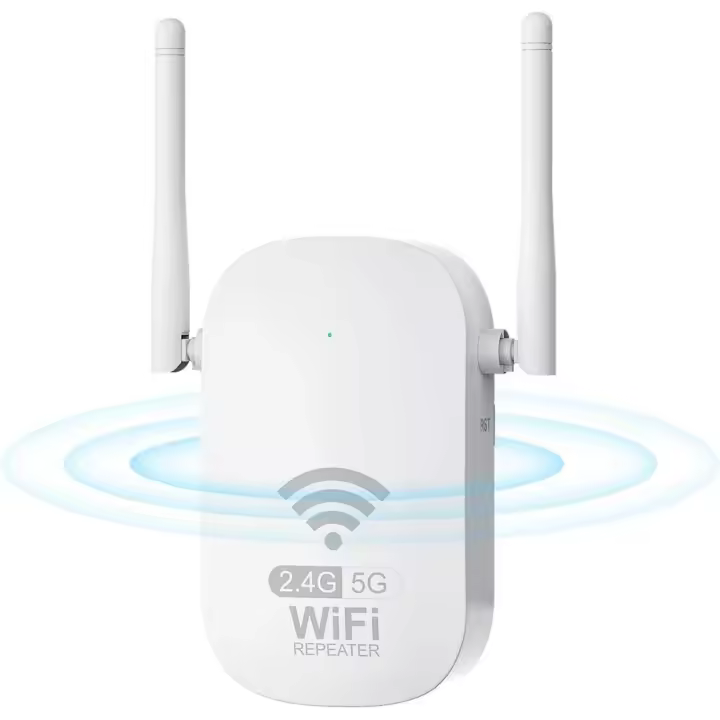 BIT Potente Amplificador WiFi de 1200 Mbps, Potente Repetidor WiFi de Doble Banda de 5 GHz ~ 2,4 GH, Amplificador WiFi Extensor Compatible con todos los dispositivos - 1