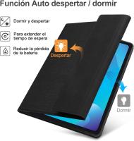 FGNS Funda con Teclado para iPad Air 13 Pulgadas 2024/iPad Pro 12.9”(3.ª 4.ª5.ª, 6.ª generación - 2018/2020/2021/2022),  Carcasa PU rotectora Delgada con Ranura de Lápiz,Funda Teclado Español Ñ ,Teclado Inalámbrico Bluetooth Desmontable - details 4
