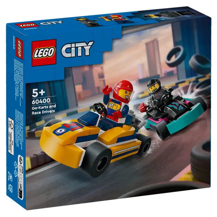 LEGO CITY  - KARTS Y PILOTOS DE CARRERAS, 60400, TIENDA CON LICENCIA OFICIAL - 1