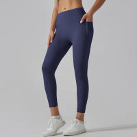 Leggings Para Mujer Con Bolsillos Pantalones De Yoga Para Gimnasio Deporte Fitness De Cintura Alta Control De Abdomen Para Correr Entrenamiento - details 12