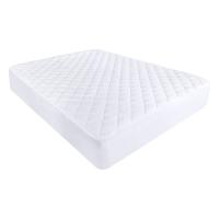 Sabana Protector de colchón Acolchado 90x200cm 105x200cm 135x200cm 150x200 cm180x200cm, Microfibra, Transpirable, Funda para colchon estira hasta 38 cm de Profundidad  Blanco - details 1