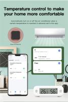 Termómetro Y Higrómetro Zigbee WiFi Mini Para Hogar Inteligente Compatible Con Google Home Alexa Y APP Remote Control Tuya - details 6