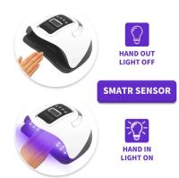 Lámpara Profesional Para Secado De Uñas SUN X11 MAX 280W Máquina De Secado De Esmalte De Gel Para Manicura Con Sensor Automático UV LED - details 2