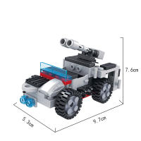COGO Transformación De Robot a Avión Juguetes De Bloques De Construcción Serie Militar Regalo Para Niños (774 Piezas) - details 18