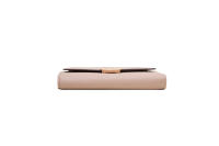 Cartera Larga Preppy Estilo Japón Y Corea Pequeña Fresca PU Con Hebilla De Hoja Color Sólido Cierre De Cremallera Doblete Para Documentos Y Tarjetas - details 12