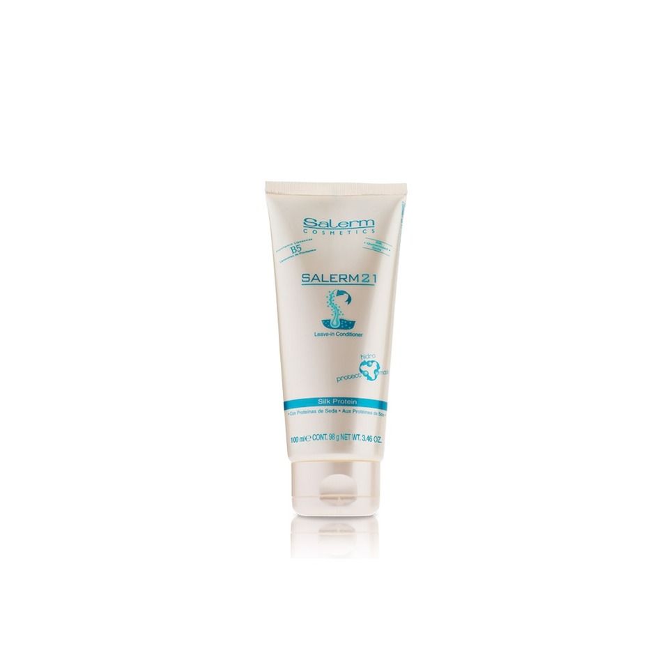 Salerm Cosmetics Leave in Acondicionador Sin Enjuague 21 Nutritivo con Proteínas de Seda