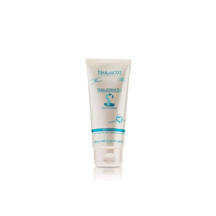 Salerm Cosmetics Leave in Acondicionador Sin Enjuague 21 Nutritivo con Proteínas de Seda - 1