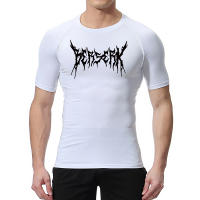 Camiseta De Compresión Para Gimnasio Y Ejercicio Rápida Secado Con Estampado Berserk Para Hombres Camiseta De Base Transpirable Deporte - details 8