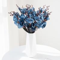 1PC Bouquet De Magnolias Artificiales Para Decoración De Hogar Bodas Navidad Fiestas Fotografía Accesorios Novia - details 2