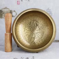 Bol De Canto Tibetano De Bronce Hecho a Mano Para Meditación Y Yoga Estilo Nepal Sacerdote Budista Música Terapéutica - details 2