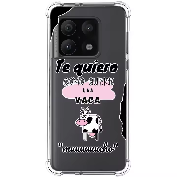 Funda Silicona Antigolpes para OnePlus 10 Pro 5G diseño Vaca Dibujos - 1