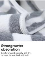 Toallas De Baño De Algodón Grueso Absorbentes Y Secado Rápido Para Hombres Y Mujeres Toallas De Casa Confortables Y Transpirables - details 4