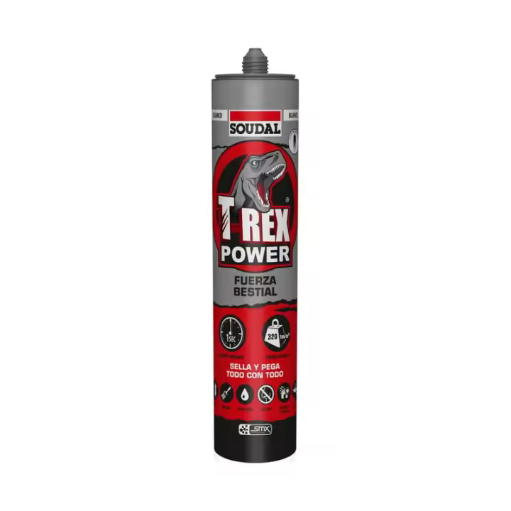 SOUDAL T-REX POWER ADHESIVO BLANCO 290ML - 1