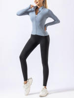Ropa De Yoga Para Mujer Secado Rápido Alta Calidad Para Otoño E Invierno Deporte De Gimnasio Running Mañana Top Profesional - details 5