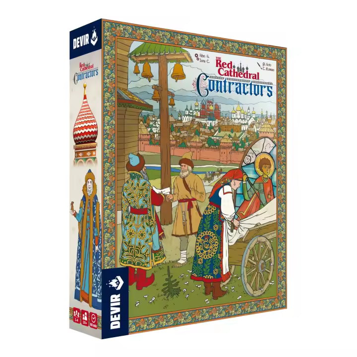 Devir-The Red Cathedral Contractors-Juego de mesa-Eurogame, gestión de recursos. - 1