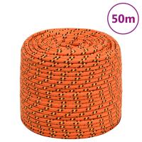 vidaXL Cuerda de barco polipropileno 6 mm 50 m cuerda Color Amarillo,  Blanco y azul,  orange y mas - details 2