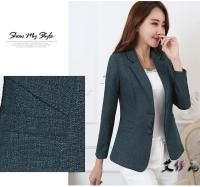 Chaqueta De Negocios Para Mujer Estilo Lady Oficina Elegante Y Ajustada Cierres Únicos Blazer Formal Para Todas Las Estaciones - details 22