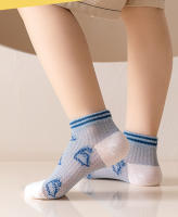 Calcetines De Verano Para Niños Y Niñas 5 Pares Algodón Transpirable Dibujos Animados Calcetines Deportivos Finos Para Bebés Y Niños De 0-12 Años - details 2