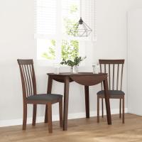 vidaXL Sillas de comedor con cojines 2uds madera maciza caucho en color Blanco y marrón/Natural y crema/Blanco y más | cómodas modernas ergonómicas para comedor cocina salón hogar - details 7