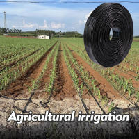 Tubo De Rociado PE 16mm 50/100m Para Jardín Estufa Agricultura Riego Soaker Hose Con Espaciado De 10-40cm Dripper Flexible ANTI-UV - details 5