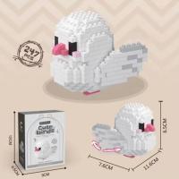 Mini Bloques De Construcción 3D Serie Pájaro Bonito Modelo De Perro Pollo En Ladrillos Juguete Decorativo Para Mesa Regalos Para Niños - details 19