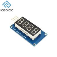 Módulo De Pantalla LED TM1637 Para Arduino 7 Segmentos 4 Bits 0.36 Pulgadas Reloj Rojo Anodo Tubo Digital Cuatro Controlador Serie Pack - details 2
