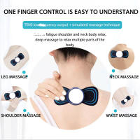 Almohadilla De Masaje Eléctrico Mini Para Cuello Electrodo Gel Reemplazable Para Fisioterapia Accesorios De Masaje - details 4