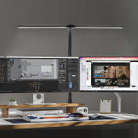 Lámpara De Escritorio LED Doble Cabeza 24W Con Control Remoto Y 5 Niveles De Brillo 5 Modos De Iluminación JGT Moderna Para EU/US/UK - details 10