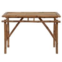 vidaXL Mesa plegable de jardín de bambú 115x50x75 cm - details 1