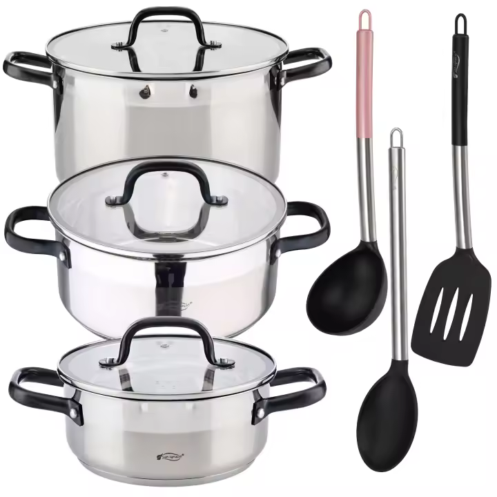 Pack de batería de cocina de 6 piezas + juego de utensilios básicos de cocina – SAN IGNACIO - 1