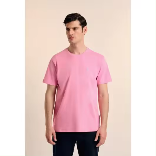 Camiseta Valecuatro rosa logo - 1