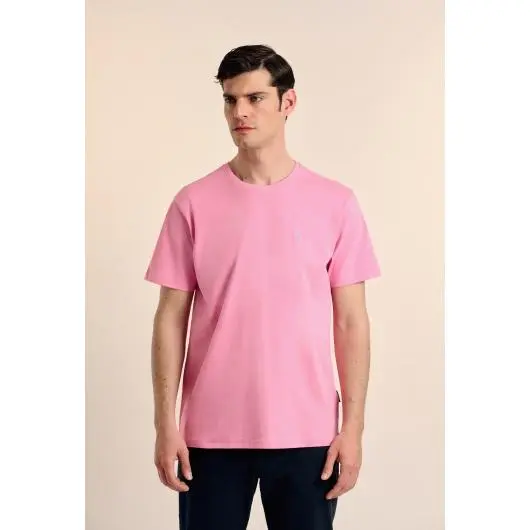 Camiseta Valecuatro rosa logo - 1