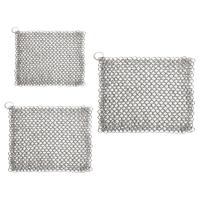 Limpia Maille De Acero Inoxidable 316 Para Sartenes De Cerámica Y Barbacoas Fácil De Limpia Anillos Pequeños Resistentes a Las Manchas Para Limpieza De Cocinas - details 1