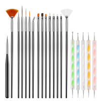 Set De Pinceles Para Arte De Uñas Con Pluma De Terapia De Luz Colorida Y Doble Punta Herramientas De Uñas Precisas - details 3
