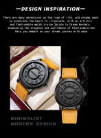 Reloj De Cuarzo Para Hombre BINBOND Lujo Superior Resistente Al Agua Con Correa De Cuero Alta Calidad Reloj De Pulsera Creativo Para Negocios Y Casual - details 2