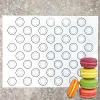 1PC Sillín De Hornear De Silicona Para Horno Reutilizable Antideslizante Fácil De Limpiar 40cm/15.75 X 30cm/11.75 Pulgadas Blanco Para Macarons Y Galletas - details 9
