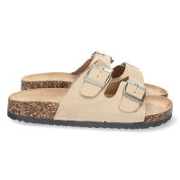 Davinia Shoes Sandalia Plana de Mujer, con Planta de Anatomica de Bio, y Hebillas, Primavera Verano 2021 Shoes&Blues.es 1AY-1056-Beige - details 0