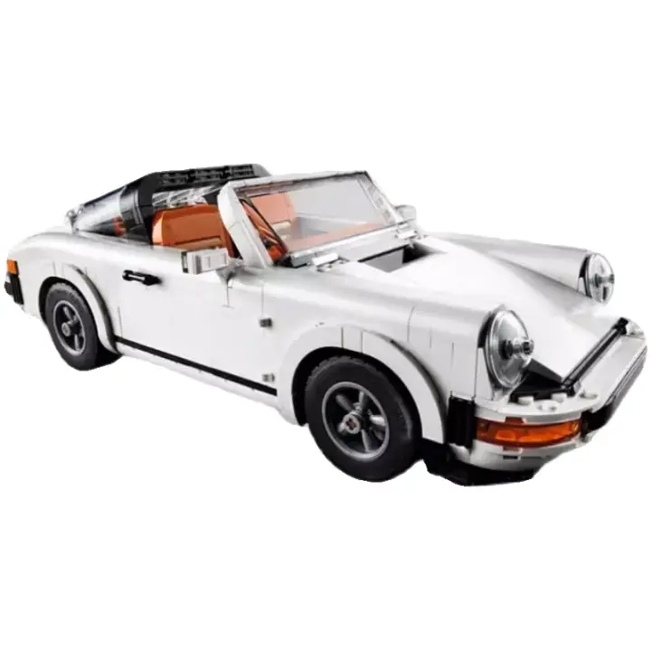 Conjunto De Bloques De Construcción De Coche Retro Técnico 1458 Piezas 2en1 Kit De Modelo Clásico Para Adultos Y Adolescentes Juguetes Regalos De Navidad - 1