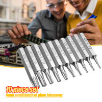 Juego De 10 Piezas De Bits CR-V T3 T4 T5 T6 T7 T8 T9 T10 T15 T20 Herramienta De Reparación Móvil Material De Acero Cromo Vanadio Multifuncional - details 1