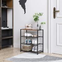 Organizador De Zapatos De 4 Niveles, Estantes Estrechos Y Delgados para Zapatos De Metal, Almacenamiento De Zapatos con Estante De Malla para Entrada, Sala De Estar, Dormitorio - details 2